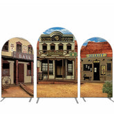 Uralt Straße Stil Bogen Hintergrund Bausatz Für Party